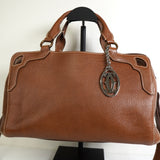 カルティエ マルチェロ レザー 2way ハンドバッグ ショルダーバッグ ブラウン