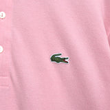 Lacoste Chemise 徽标贴片短袖 Polo 衫（浅粉色）