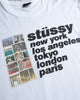 Italic Collage Longsleeve Tee ステューシー 長袖Tシャツ ロンT ホワイト L メンズ