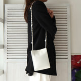 ジルサンダー タングル スモール レザー ショルダーバッグ ホワイト