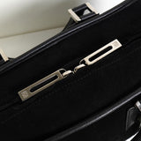 ロエベ アマソナ28 スエード / レザー ハンドバッグ ブラック