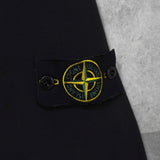 ストーン アイランド ガーメントダイ スウェット ブラック メンズ