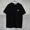 メゾン キツネ チラックスフォックス Tシャツ ブラック