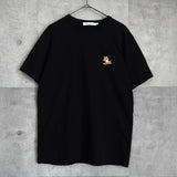 メゾン キツネ チラックスフォックス Tシャツ ブラック