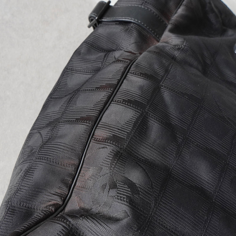 シャネル ニュートラベルライン GM トートバッグ ブラック 7桁6番台