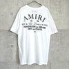 アミリ Arts District Tee ロゴ 両面プリント Tシャツ ホワイト タグ付き未使用品