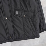 90's｜Logo Embroidery Puffer Coat｜DEAD STOCK