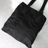 Prada Pocono Tessuto/Leather Tote Bag Black