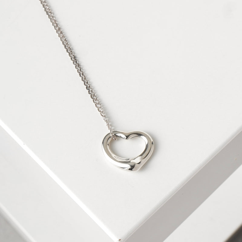 ティファニー オープンハート ネックレス シルバー925