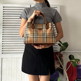 Burberry's Check Hand Bag