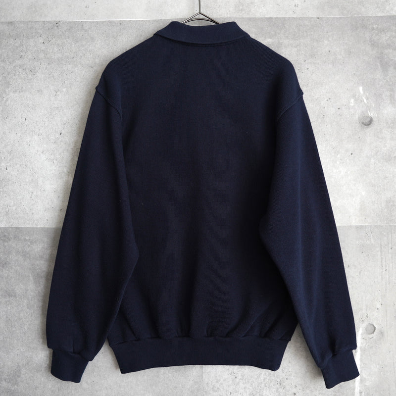 80's｜Logo Patch Collar Sweater