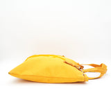 イヴ サンローラン YSLロゴ 巾着型 キャンバス トートバッグ イエロー