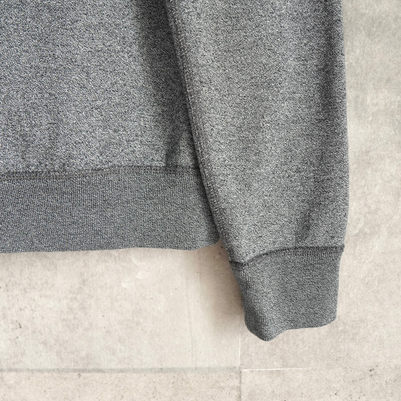 ポロ ラルフローレン スモールポニーロゴ チェック柄 フルジップ パーカー グレー