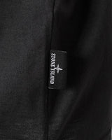 ストーン アイランド ワンポイント刺繍 コンパスロゴ Tシャツ ブラック XL メンズ