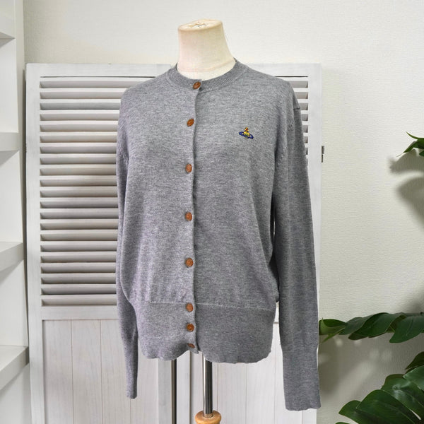 ヴィヴィアン ウエストウッド オーブ カーディガン レディース グレー