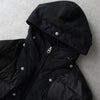アクネ ストゥディオズ フーデッド ダウンコート ダウンジャケット ブラック