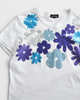 トリコ コム デ ギャルソン フラワープリント Tシャツ ホワイト S レディース