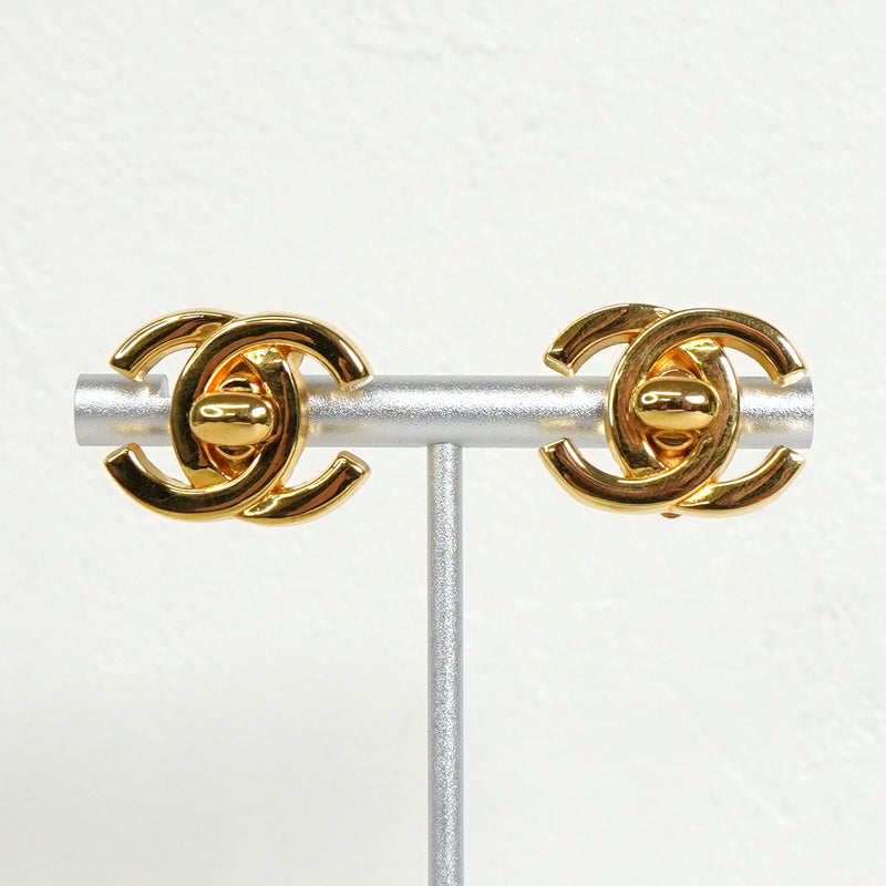 シャネル ココマーク ターンロック イヤリング GP