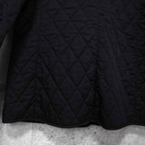 バーバリー ロンドン ノバチェック裏地 キルティングジャケット レディース ブラック