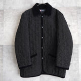 Corduroy Collar Wool Quilting Jacket