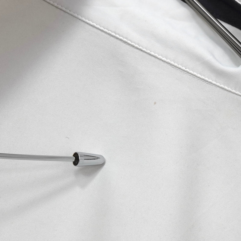 イヴ サンローラン ヴィンテージ YSLロゴ ブルゾン ジャケット ホワイト / ネイビー