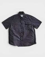 RIP STOP SHIRT サカイ ナイロン 半袖シャツ チャコールグレー サイズ1 メンズ