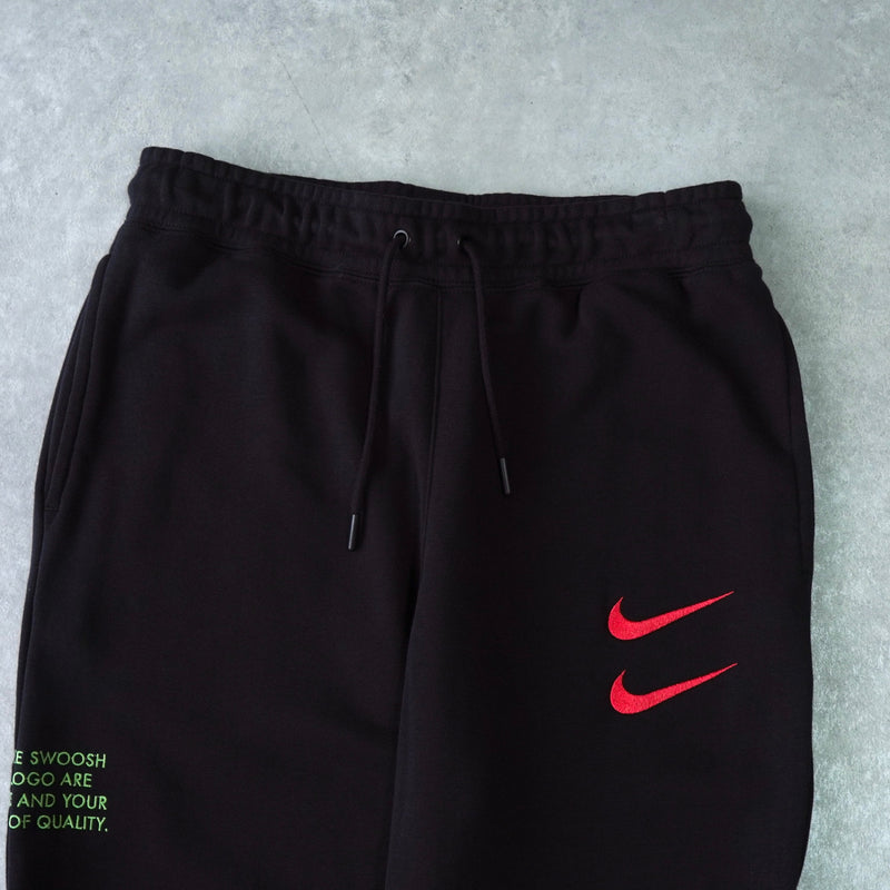 ナイキ DOUBLE SWOOSH ロゴ セットアップ スウェット スウェットパンツ ブラック