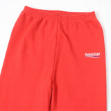 バレンシアガ キャンペーンロゴ スウェット パンツ レッド 8 （キッズサイズ約130～140cm相当） キッズ 未使用品 - NEWSED