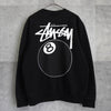 Stüssy 8-Ball Logo 黑色运动衫