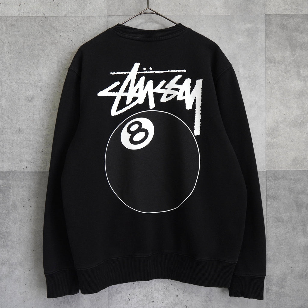 Stüssy 8-Ball Logo 黑色运动衫