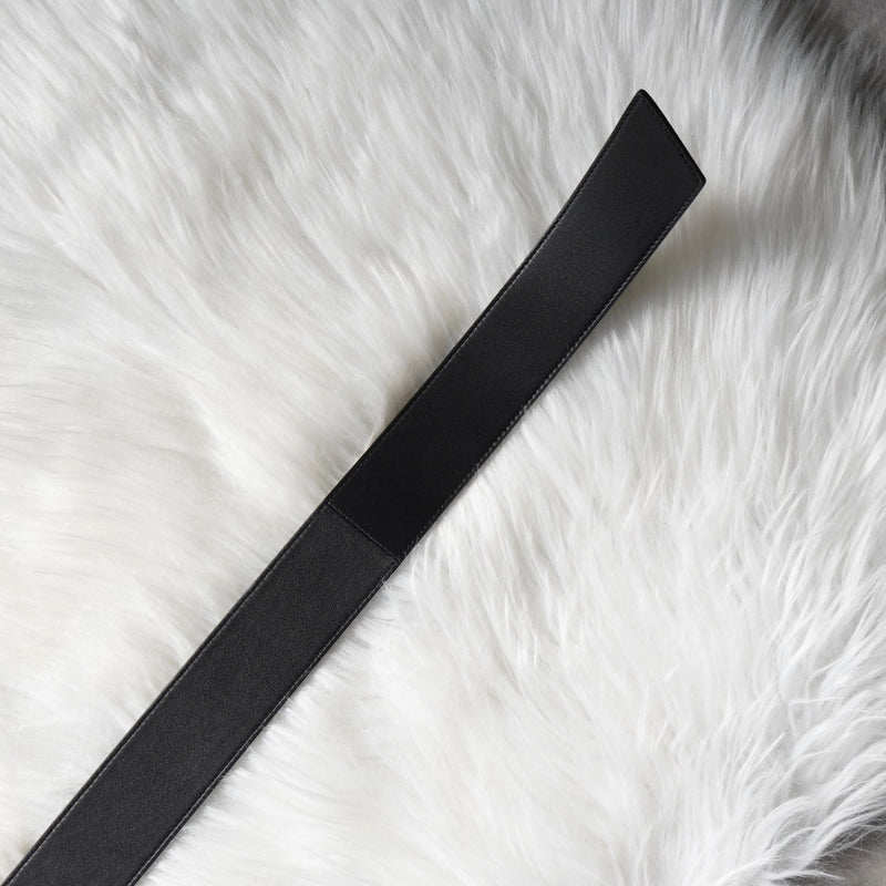 サンローラン パリ レザー ベルト 80 メンズ ブラック - NEWSED