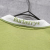 Burberry 复古徽标刺绣长袖 Polo 衫（绿色）