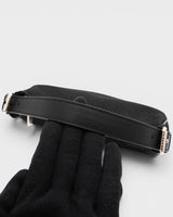 セリーヌ Cマカダム キャンバス / レザー ワンショルダーバッグ ブラック レディース