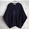 80's〜90's｜Big Logo Embroidery Sweater｜Made in England