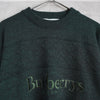 80's-90's｜Big Logo Embroidery Sweater｜Made in England