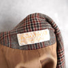 80's〜90's｜Check Wool Tailored Jacket｜Made in USA