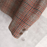 80's〜90's｜Check Wool Tailored Jacket｜Made in USA - NEWSED
