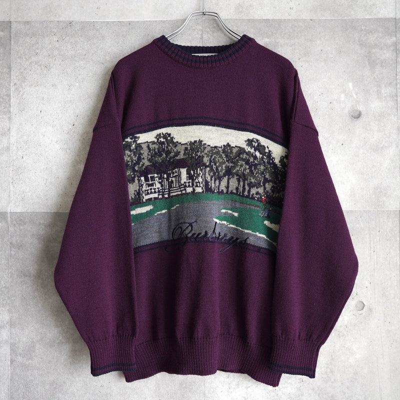 80's〜90's｜Design Sweater｜Made in England - NEWSED