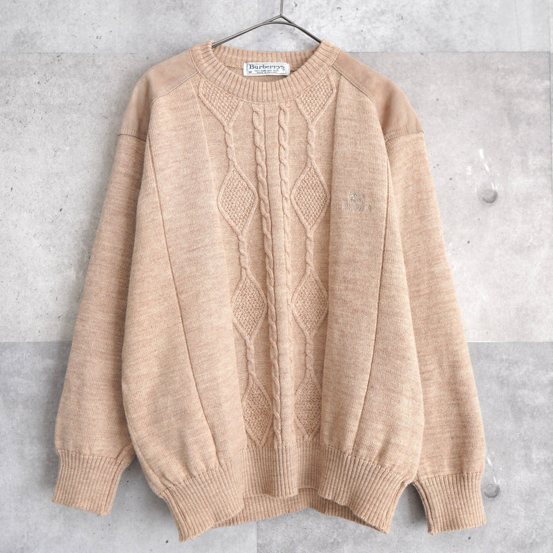 80's〜90's｜Logo Embroidery Command Sweater｜Made in England - NEWSED