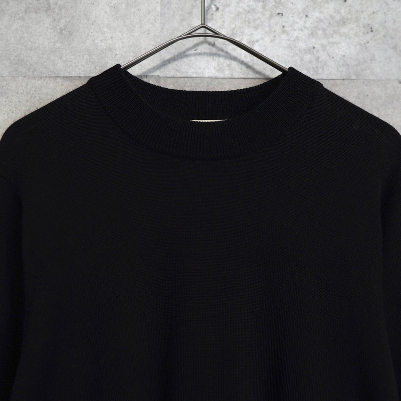 80's〜90's｜Logo Embroidery Mock - neck Sweater - NEWSED