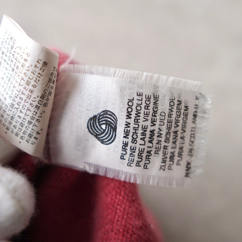 80's〜90's｜Logo Embroidery Mock - neck Sweater｜Made in England - NEWSED