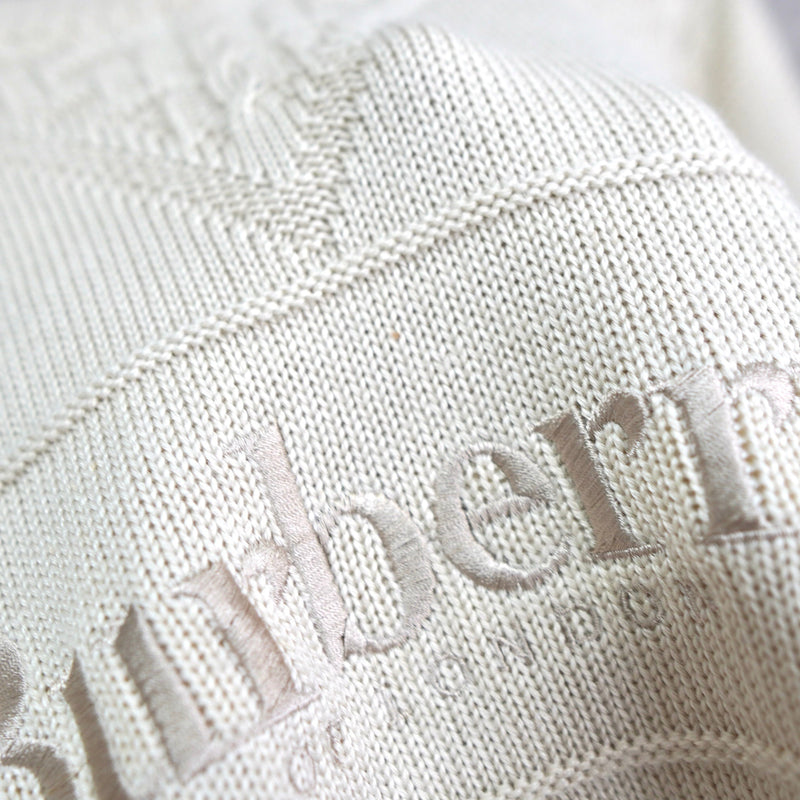 80's〜90's｜Logo Embroidery Sweater｜Made in England - NEWSED