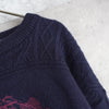 80's〜90's｜Logo Embroidery Sweater｜Made in England
