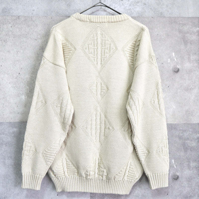 80's〜90's｜Logo Embroidery Sweater｜Made in England - NEWSED