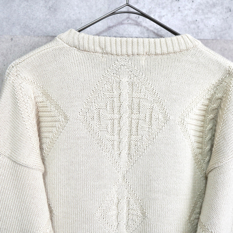 80's〜90's｜Logo Embroidery Sweater｜Made in England - NEWSED