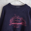 80's〜90's｜Logo Embroidery Sweater｜Made in England