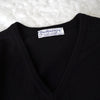 80's〜90's｜Logo Embroidery V-neck Sweater｜Made in England