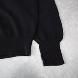 80's〜90's｜Logo Embroidery V - neck Sweater｜Made in England - NEWSED