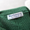 80's〜90's｜Logo Embroidery Wool Sweater｜Made in England