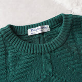 80's〜90's｜Logo Embroidery Wool Sweater｜Made in England - NEWSED